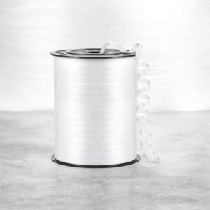 White Curly Ribbons 500 Yards
