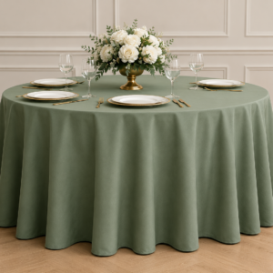 (Rental) Polyester 120" Round Tablecloths